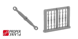 PROPER PLANE RD-005-48 TURNBUCKLE SET (48 PIECES) 1/32 FOR WINGNUT WINGS - Picture 1 of 5