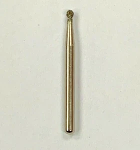 20 fresas dentales redondas de diamante 801-012F grano fino, alta velocidad FG - Imagen 1 de 5