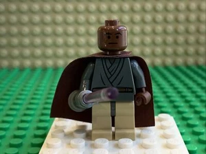 LEGO Star Wars Episode 3 Mace Windu Light-Up Lightsaber Minifigure sw0133 - Picture 1 of 7