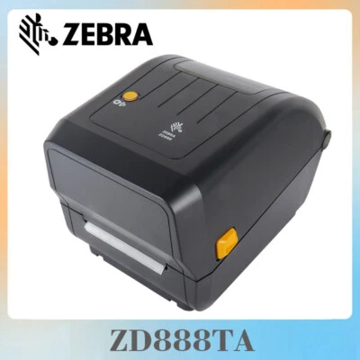 Zebra ZD888TA 203dpi/300dpi Desktop Thermal Transfer Barcode Printer USB Printer - Image 1 of 4
