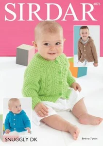 Patrón de tejido Sirdar - Acurrucado DK, chaquetas 4876 - Imagen 1 de 1