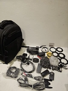 Sony HXR-NX30U NXCAM Palm Sized Camcorder, XLR Kit, Remote, Mics, BUNDLE, Mint.  - Picture 1 of 24