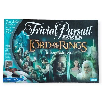 Lord Of The Rings Trivial Pursuit DVD Trilogy Edition  - Image 1 of 4