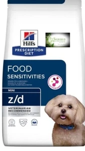 Z/D HILL'S PRESCRIPTION DIET FOOD SENSITIVITIES 6 KG SECCO CANE MINI - Foto 1 di 1