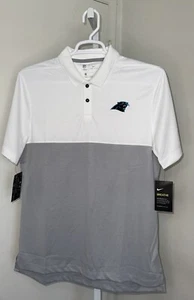 OFFICIAL Carolina Panthers NIKE Dri-Fit On-Field Polo Men’s Large NWT NFL White - Picture 1 of 6