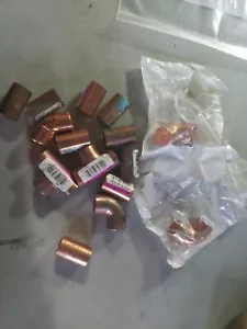 1/2" Copper Fittings Qty 15 - Picture 1 of 2