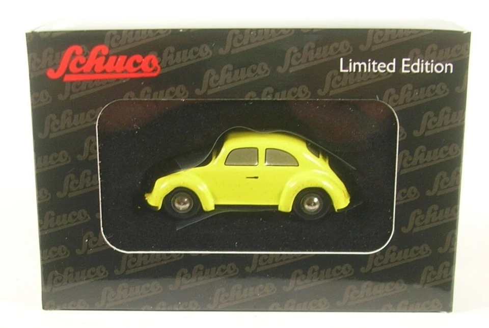VW Beetle (Yellow/Black) 1:90 Piccolo Schuco - Image 1 of 1