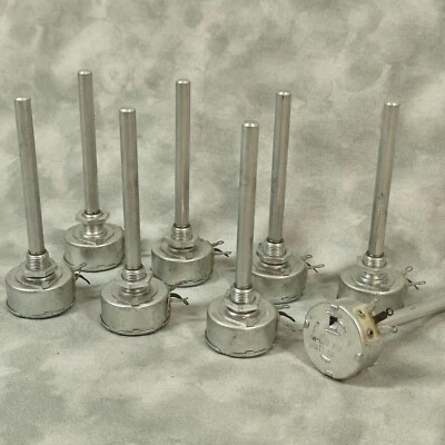Vtg Centralab WW-020 2Ω Potentiometer Lot (8) 5W Wirewound Long Shaft NOS 🎛️ - Image 1 of 4