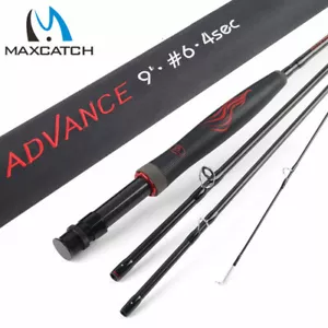 Maxcatch Advance 5/6/8 Wt 9 Fuß Fliegenangelrute superleichte flexible Harze Griff - Bild 1 von 6