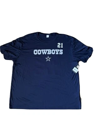 Camiseta azul auténtica Ezekiel Elliot para hombre talla XL Dallas Cowboys #21 Foto 1 de 4