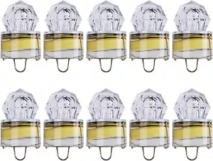 10*Lámpara submarina de luz LED muticolor señuelo de pesca para jabalíes de gota profunda parpadeo - Imagen 1 de 9
