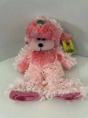 Beanie Kids Monsters - Q-T The Pink Monster Bear - 1.03.07 Series 3 As New Tag - image 1 of 4