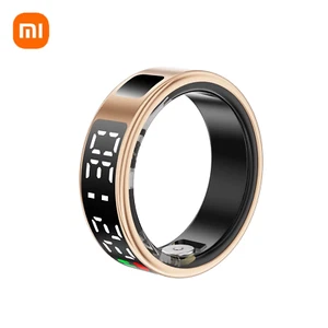 SR08 Smart Ring 5ATM Waterproof Bluetooth 5.1 Heart Rate Blood Oxygen Monitor - Photo 1 sur 15