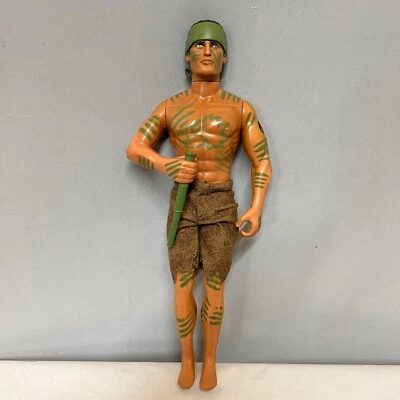 GI Joe Action Man Jungle Dart Action Figure 12 in Hasbro Blow Dart Vintage Doll - Image 1 of 4