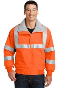 SRJ754 Port Authority Visibility Challenger Jacket with Reflective Taping - Picture 1 of 3