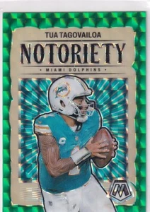 Panini Football NFL 2024 Mosaic No. 6 Tua Tagovailoa Notoriety Green Mosaic - Bild 1 von 2