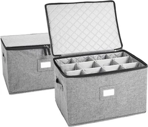 Storage Containers, Containers for Organizing, Hard Shell Case, Felt Plate - Picture 1 of 7