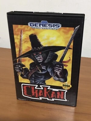 Chakan The Forever Man Sega Genesis game Cartridge, Manual, Inserts and Case - Image 1 of 4