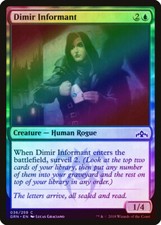 Dimir Informant FOIL Guilds of Ravnica NM Blue Common MAGIC MTG CARD ABUGames