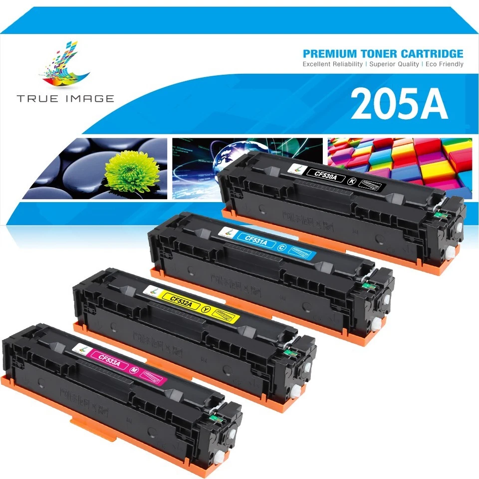 TRUE IMAGE 4 Toner XXL per HP CF530A-CF533A (205A) Color LaserJet Pro MFP M 180 n M 154 nw