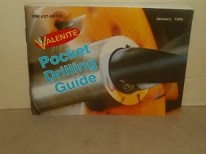 Valenite Taschenbohranleitung Teil #27-03-243 Technisches Handbuch GTE VALERON Co - Bild 1 von 12
