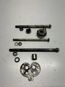 1991 91 Yamaha RT180 RT 180 rt OEM LOT Front Rear Back Axle Shaft Spacer Swing - Picture 1 of 13