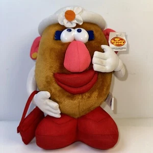 Vintage Mrs. Potato Head 7 inch Plush1999 Tags Hasbro Nanco Hat Flower and Purse - Picture 1 of 9
