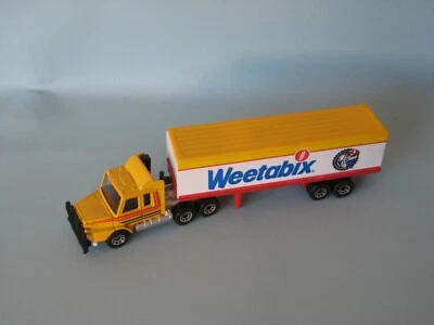 Matchbox Convoy Scania Box Truck Weetabix Light Blue Tampo PRE-PRODUCTION - Image 1 of 4