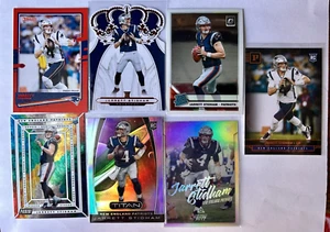 Jarrett Stidham New England Patriots Lot of 7 Football Cards (X8) - Picture 1 of 4