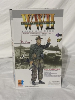 Dragón Segunda Guerra Mundial Salerno Italia 1943 Armored Recon Trooper - "Baldur" - Nunca abierto Foto 1 de 4