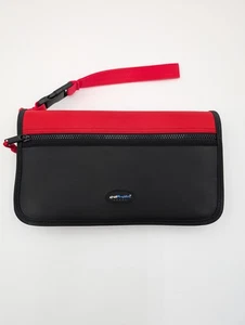 CD Projects Sports Zippered 72 Disc Case Black & Red with Lanyard Double Wide - Picture 1 of 13