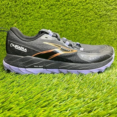 Brooks Cascadia 18 Womens Size 10D Black Purple Athletic Running Shoes Sneakers - Image 1 of 4