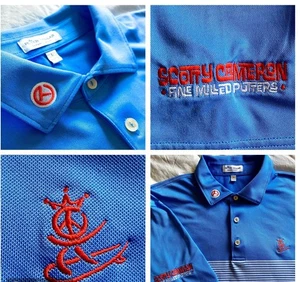 P Millar Summer Comfort L Scotty Cameron Circle T Peace Surfer Blue White Red - Picture 1 of 23