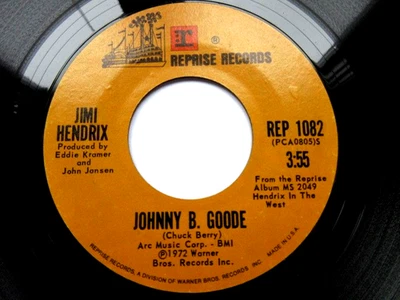 JIMI HENDRIX - JOHNNY B GOODE -  - NM 45 RPM RECORD - Image 1 of 4