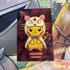 Poncho Pikachu Persian Hearts Holo Pokemon Karte Datenbank Team Rocket Peru - Bild 1 von 2
