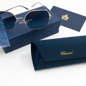 RETAIL $655 Chopard Sunglasses Ice Cube**NEW in Box, case, card, cloth - Bild 1 von 5