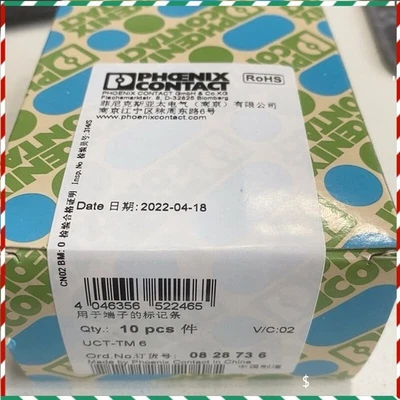 10PCS Phoenix Contact UCT-TM 6 0828736 new Terminal Block Marker Cards free ship - Image 1 of 4