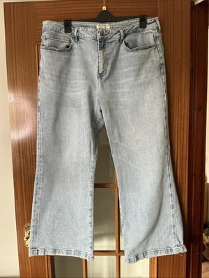 Ladies Fat Face Elise Wide Leg Jeans Size 20 - Image 1 of 3
