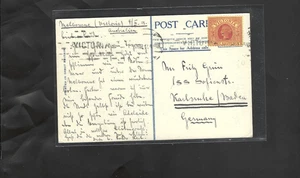 AUSTRALIA-STATES-CARD-1 1/2 P-SHADE--VICTORIA-1894-MELBOURNE STRIKE--VF-#30 - Picture 1 of 2