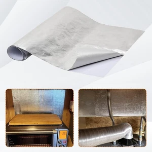 Self-Adhesive Heat Insulation Aluminum Foil Fiberglass Sheet (24"x78") for Car - Picture 1 of 11