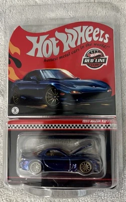 Mazda RX-7 R1 1993 exclusivo de Hot Wheels RLC azul Foto 1 de 2