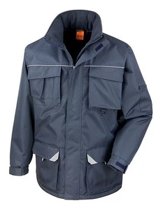 Parka Winterparka Langjacke Winterjacke mit Reflex wind- u. wasserdicht  marine - Bild 1 von 1
