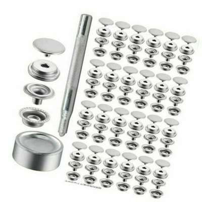Shoes Garment Metal Snap Fastener Button Leathercraft Installation Tools - Image 1 of 4