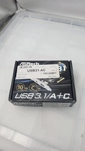 Tarjeta de expansión ASRock USB 3.1/A+C REV.1.01 - Imagen 1 de 3