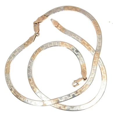 Cavigliera in oro rosa - gioielli boho leggeri in argento sterling 925 - Immagine 1 di 4