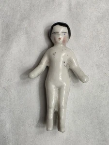 Antique German frozen Charlotte china porcelain doll 2 1/4” - Picture 1 of 4