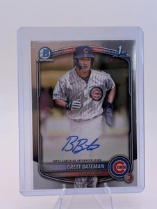 Bowman Chrome Brett Bateman Prospect 2025 autógrafo CHI Cubs - Imagen 1 de 2