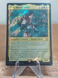 MTG Tifa, Martial Artist (Surge Foil) Commander: Final Fantasy 225 FF7 FFVII NM - Picture 1 of 1