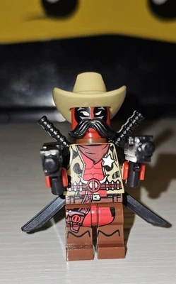 Rare MARVEL Sheriff Deadpool Custom Lego Minifigure Comic-Con 2018 SDCC - Image 1 of 4