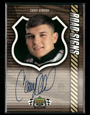 Casey Atwood 2000 Upper Deck Road Signs Auto - Image 1 of 2